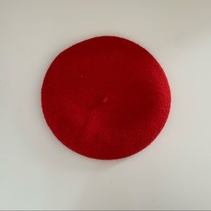 Beret (red wool)